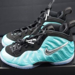 aqua blue foamposites